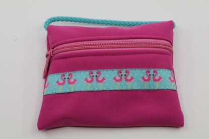 Bild von Softshell-Täschli Flamingo auf rosa