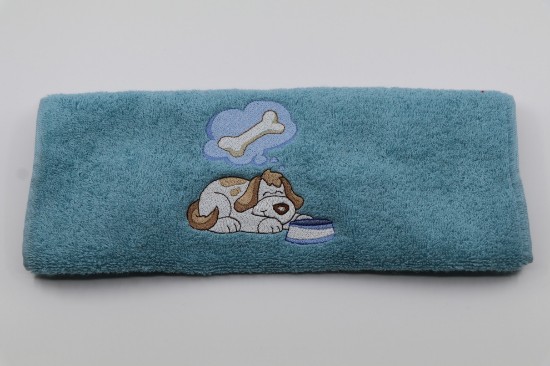 Bild von Lätzli Hund schlafend