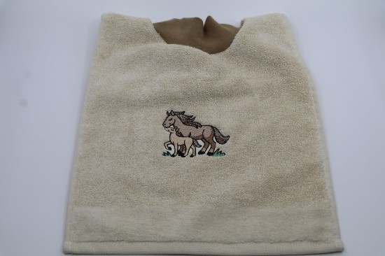 Bild von Lätzli Pferd mit Fohlen