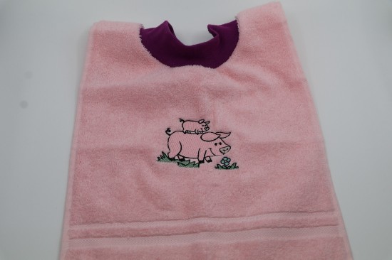 Bild von Lätzli Schwein mit Ferkel