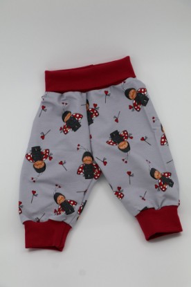 Bild von Pumphose Gr. 80 Sweat Käferchen Glück