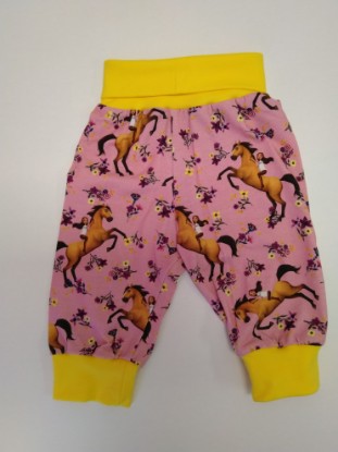 Bild von Pumphose Gr. 62 Jersey  Pferd mit Reiterin 